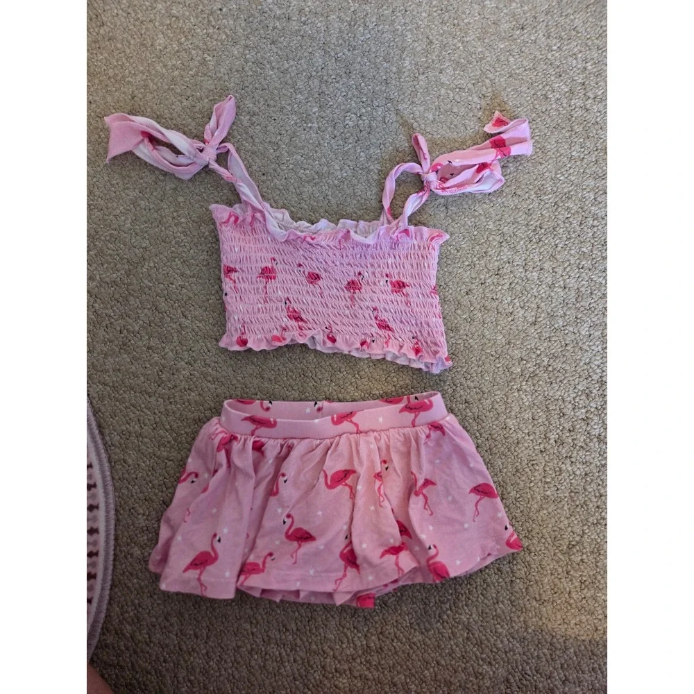 Dream big little co baby girl bamboo outfit 12-18 mos